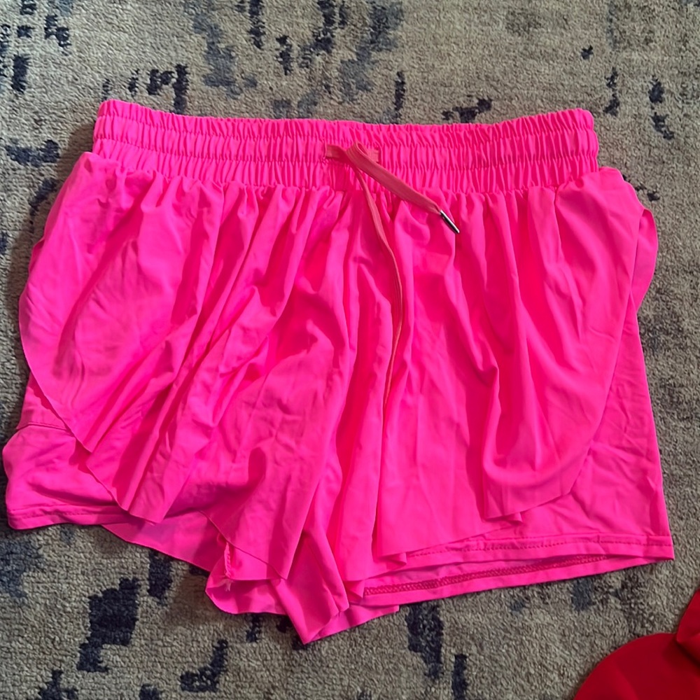 Flowy shorts, medium, pink
